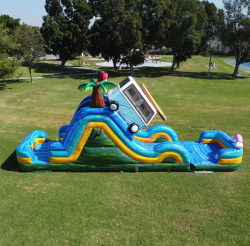 (46) BEACH CAMPER DUAL WATER SLIDE